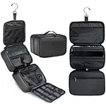 MULTIPURPOSE TRAVEL TOILETRY BAG - Suitable for daily use, long-term travel, gym shower, and outdoor activities. You can take the mens toiletry bag anywhere with the portable handle or put it in your suitcase or backpack.
