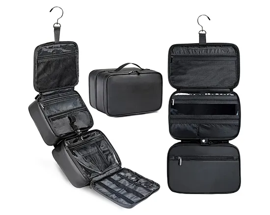 MULTIPURPOSE TRAVEL TOILETRY BAG - Suitable for daily use, long-term travel, gym shower, and outdoor activities. You can take the mens toiletry bag anywhere with the portable handle or put it in your suitcase or backpack.